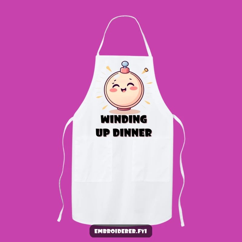 Cheerful Bobbin Apron: Sew with Speed, Funny Enthusiasm