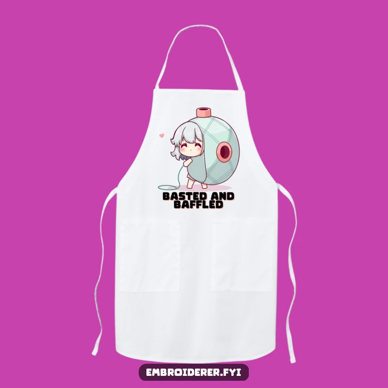 Funny Apron: Giant Floss Wrangler, Hilarious Protection for Crafters