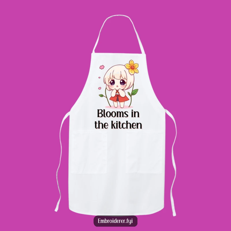 Funny Surprise Flower Apron: Add Magical Flair to Your Kitchen or Crafting
