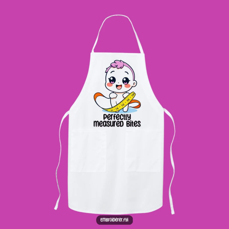 Funny Happy Measurer Apron: Stay Clean with Crafty Style!