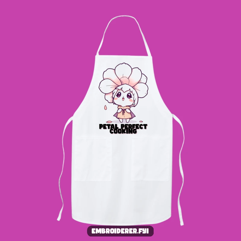 Funny Surprised Petal Apron - Whimsical Garden Essential