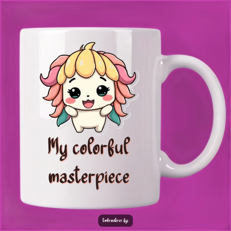 Funny Lopsided Creation Mug: Proud Crafter Gift for Artisans