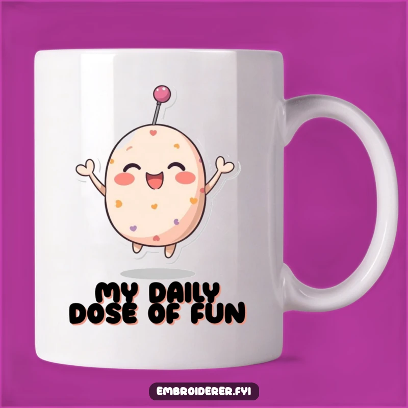 Funny Pincushion Bounce Mug: A Hilarious Gift for Stitch Lovers