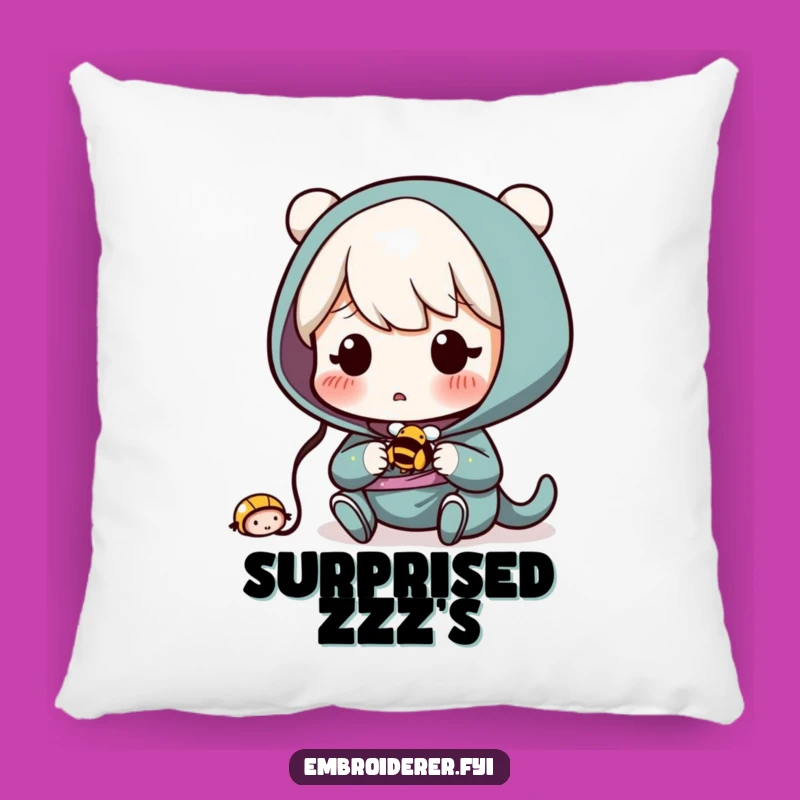 Funny Bee Surprise Pillow - Huggable Humor & Sewing Shenanigans!