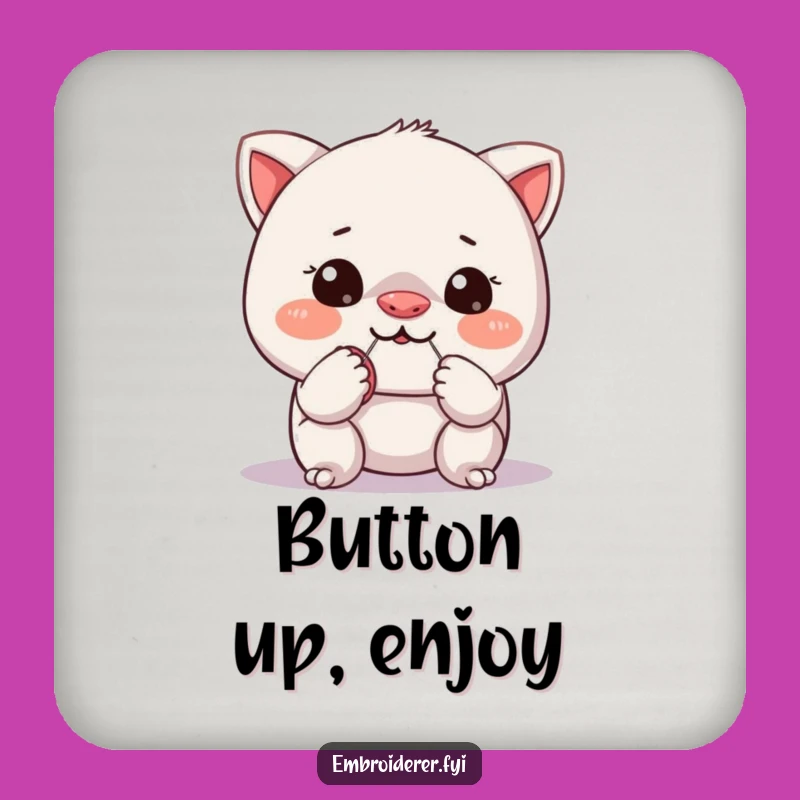 Funny Sewing Coaster: Protect Surfaces with Crafting Comedy