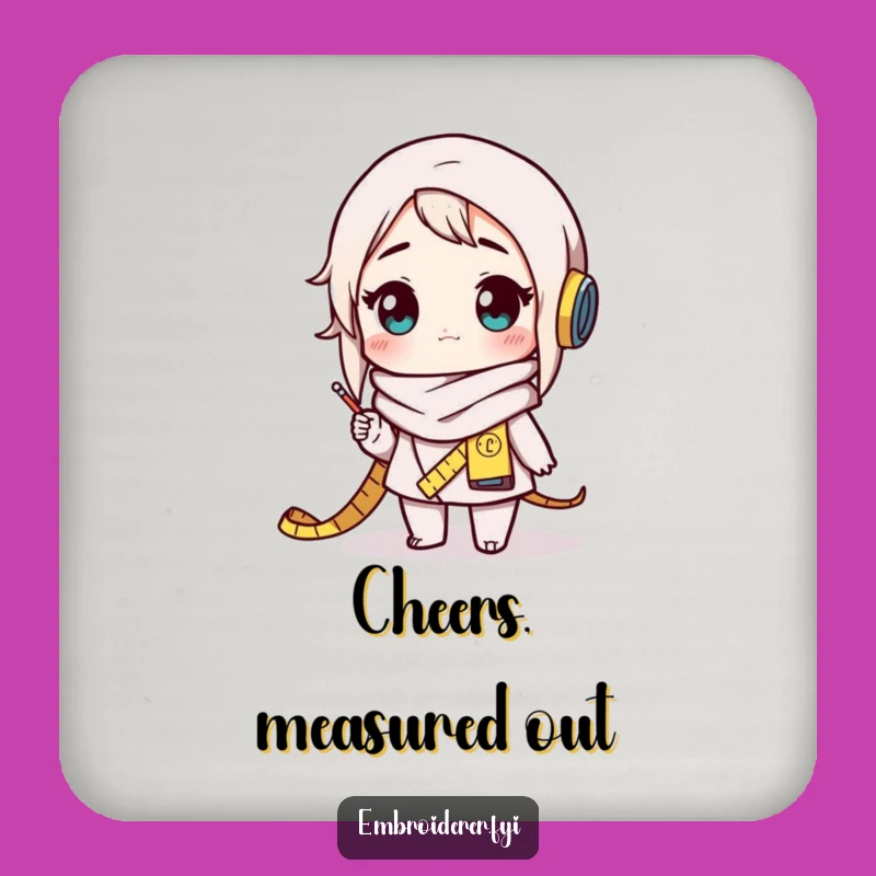 Funny Crafter Coaster: Protect Surfaces with Amazed Creation Art, Unique Gift