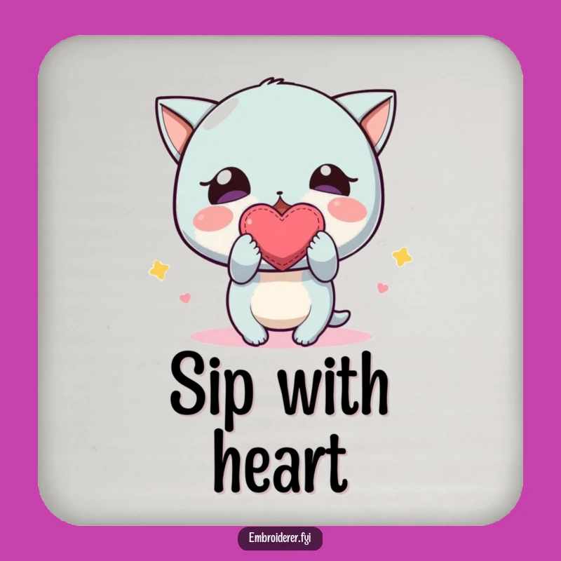 Funny Wonky Heart Coasters: Protect Surfaces with Adorable Imperfection, Unique Funny Gift