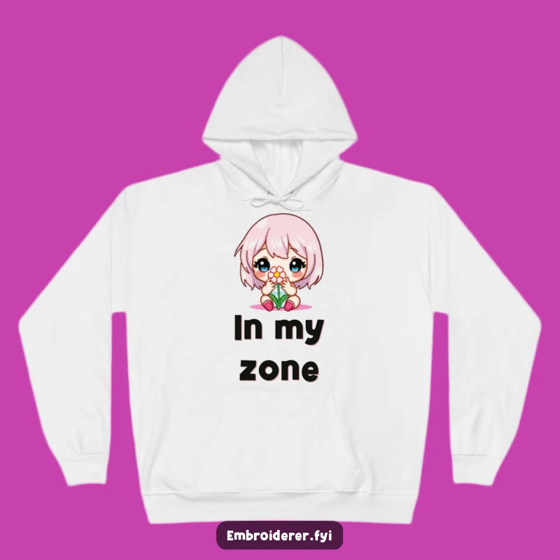 Funny Focused Embroiderer Hoodie: Cozy Up with Crafting Concentration!
