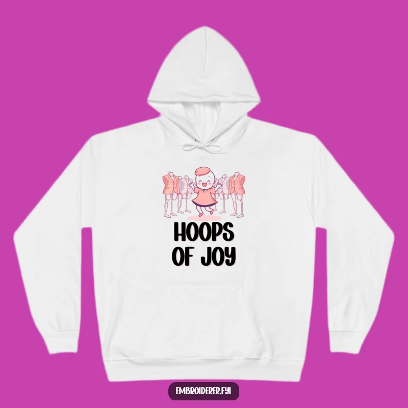 Funny Hoodie: Hoop Dance Celebration, Cozy and Hilarious Crafting Gear