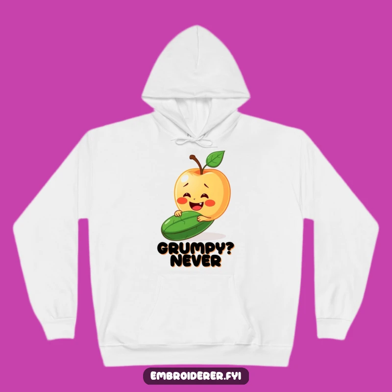 Funny Apple & Cucumber Hoodie: Cozy Up With This Smile-Spreading Design