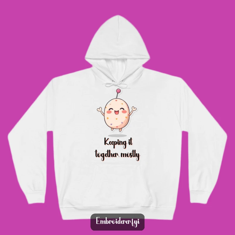 Cozy Funny Pincushion Bounce Hoodie: Your Warmest, Happiest Wear!