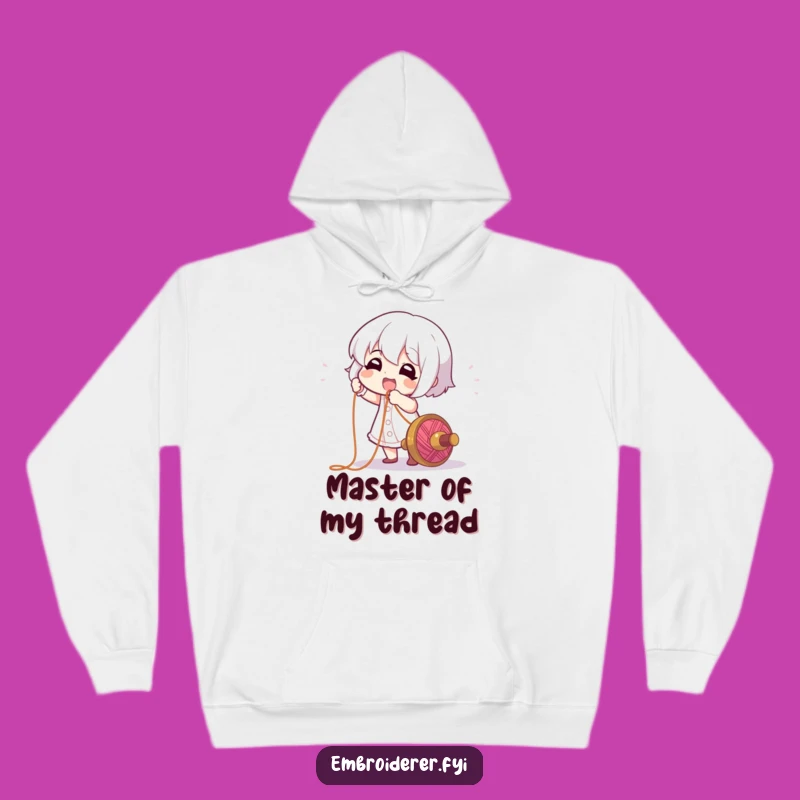 Funny Thread Puller Hoodie: Cozy Humor for Crafters, Ideal Funny Gift