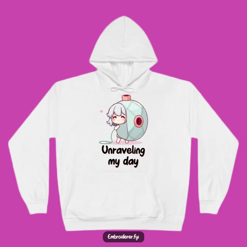 Funny Hoodie: Floss Overload Hero, Cozy and Hilarious Crafting Gift