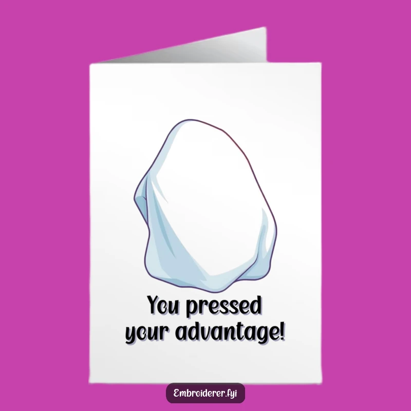 Free Printable Congrats Card: Iron's Smooth Finish - Celebrate Effortless Wins