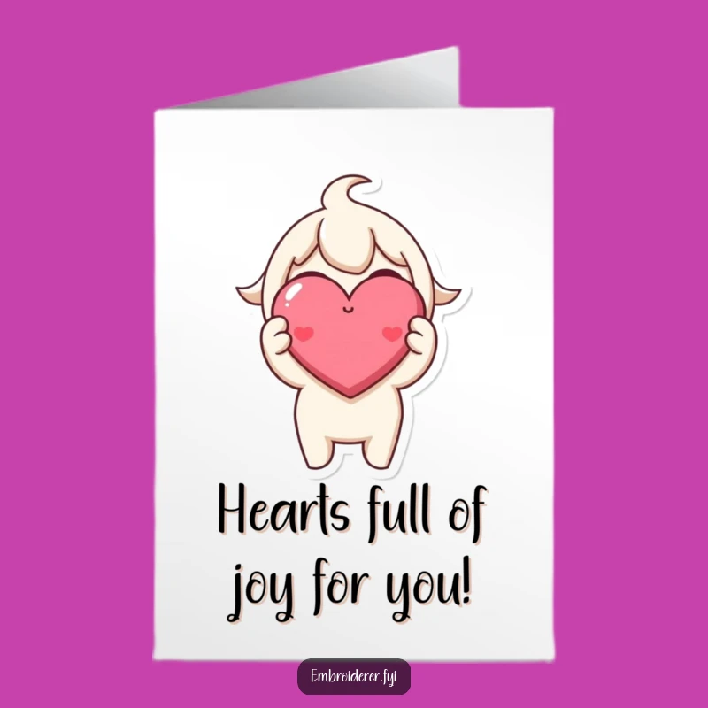 Free Printable Congrats Card: Perfect Stitch Heart, Humorous Downloadable Gift