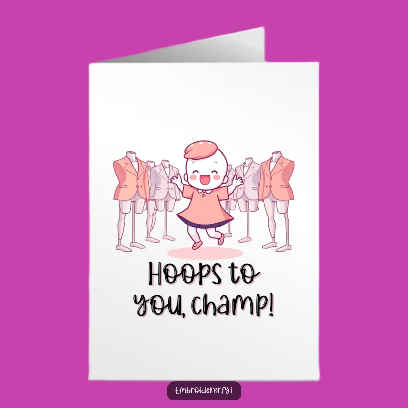 Free Printable Congrats Card: Hoop Dreams Achieved - Funny Downloadable for Big Wins