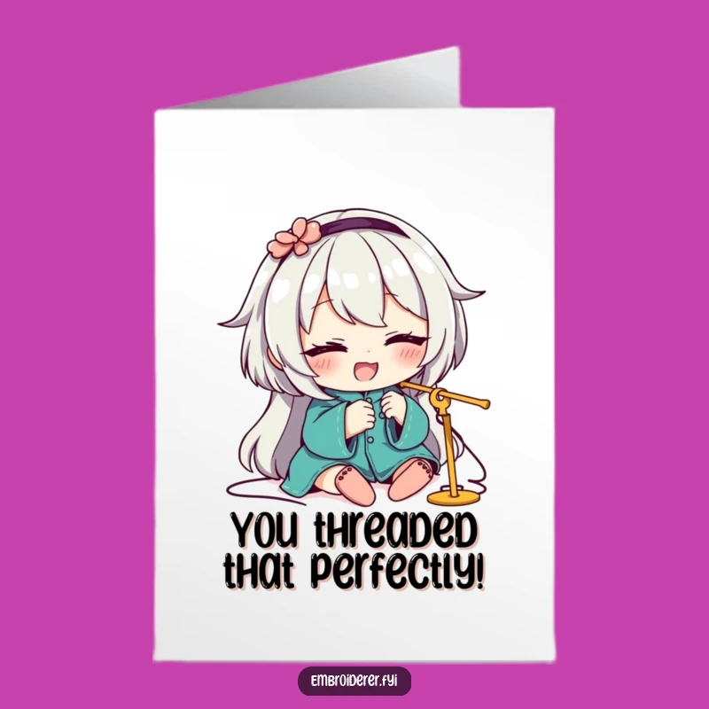 Free Printable Congrats Card: Expert Stitcher - Funny Downloadable for New Skills