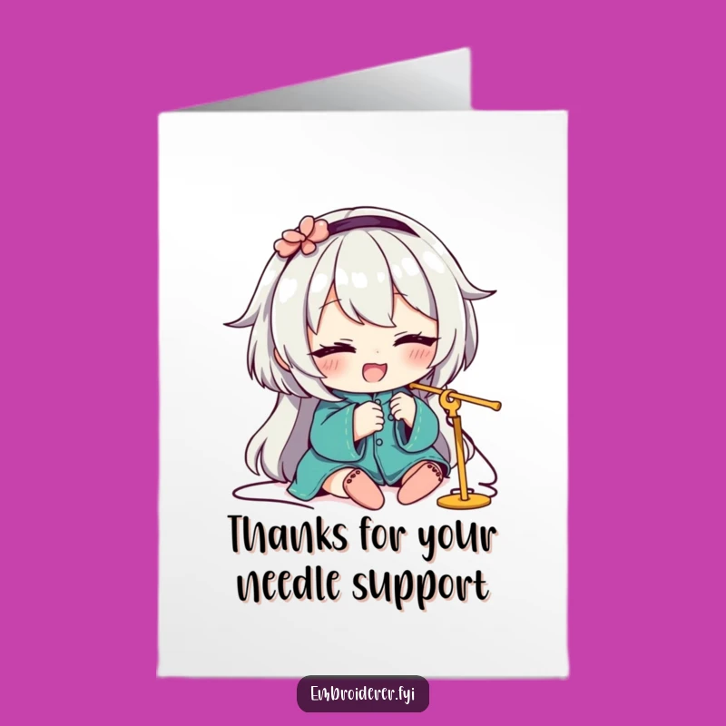 Free Printable Thank You Card: The Clever Sewer - Funny Downloadable Appreciation Gift