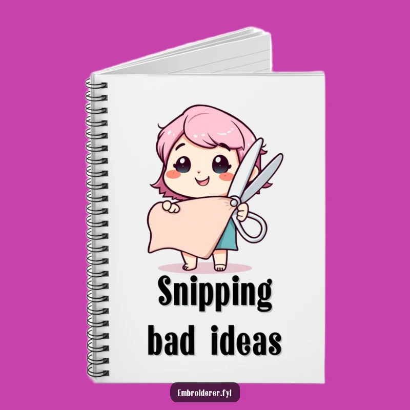 Funny Fabric Cutter Notebook: Journal Your Creative Projects