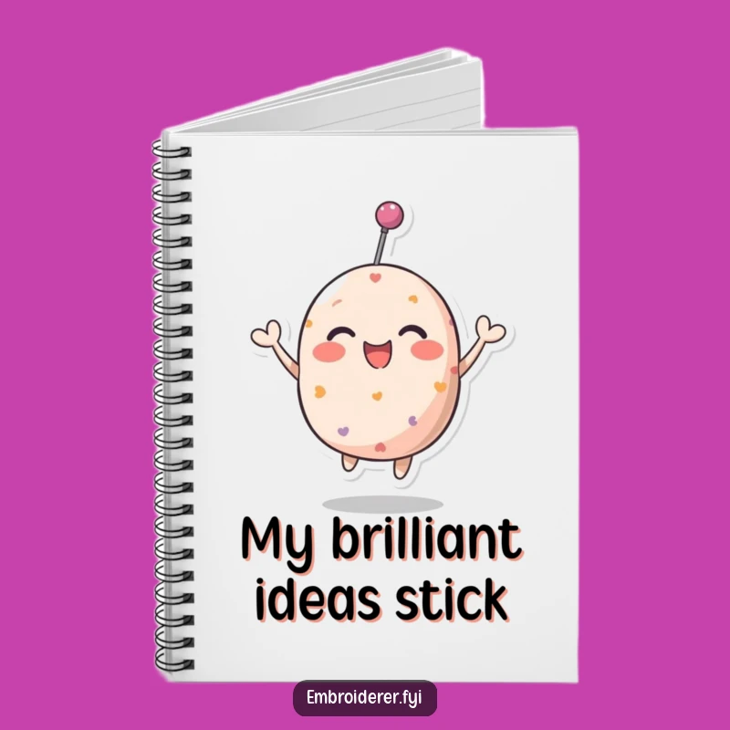 Funny Pincushion Bounce Notebook: Jot Down Ideas with Cheerful Flair!