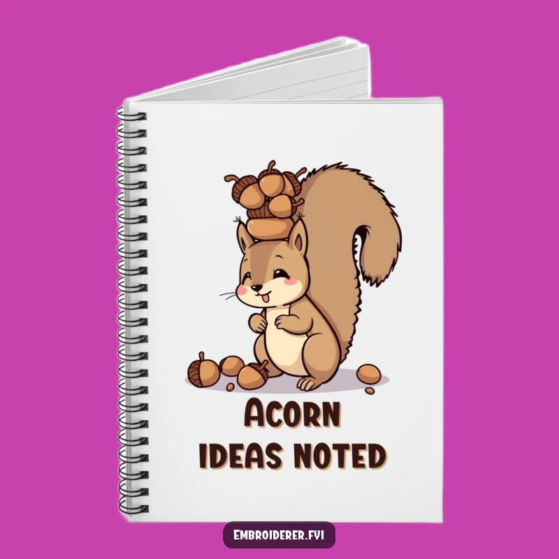 Funny Squirrel Acorn Tower Notebook: Jot Down Your Hoard of Ideas