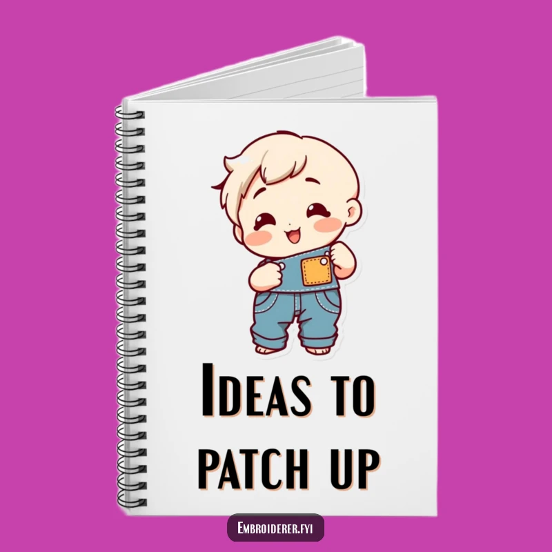 Funny Sewing Overalls Notebook: Cheerful Character Journal Gift