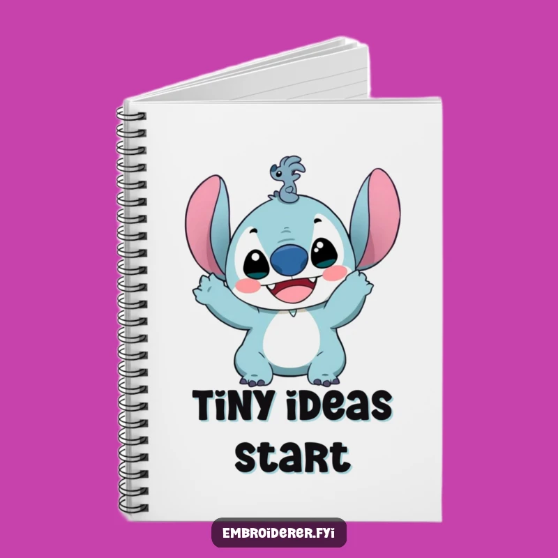 Funny Tiny Stitch Notebook: Delighted Crafter Journal for Sewing Ideas